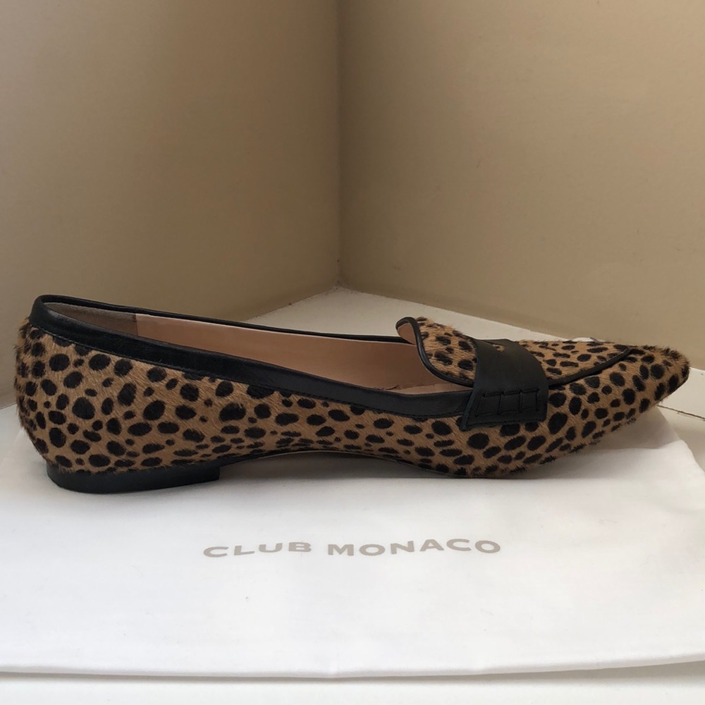 Club Monaco leopard SOPHIE loafer - Picture 3 of 13